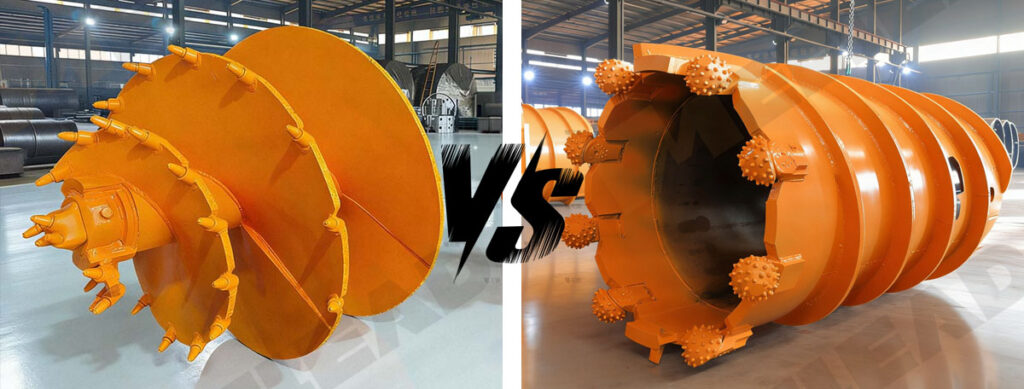 Comparison Between Rotary Drilling Auger And Core Barrel