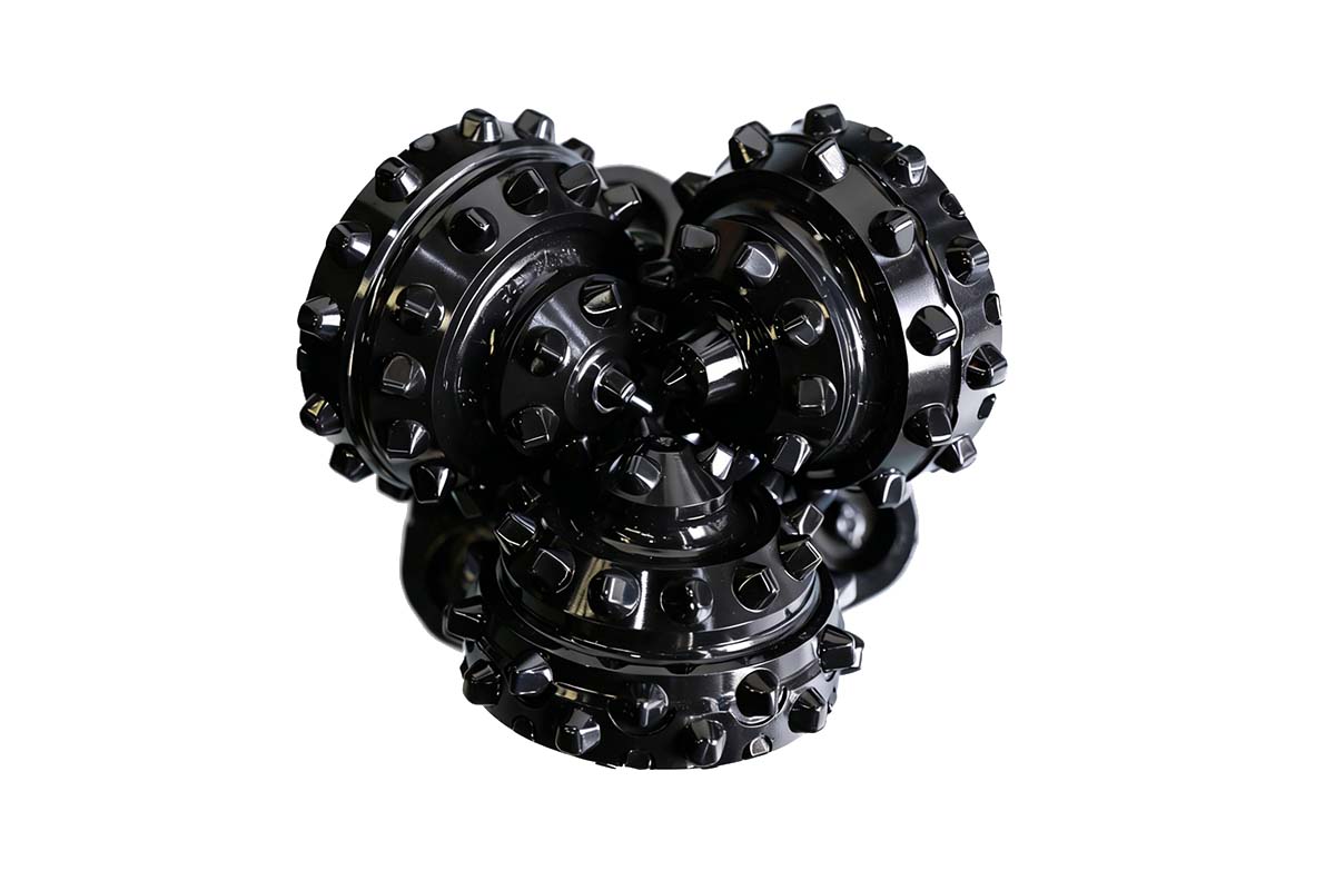 TCI tricone bit for hard rock drilling in horizontal directional drilling